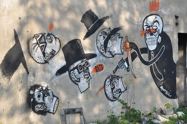 Une fresque de Banksy dans le quartuer hype de Shoreditch à Londres