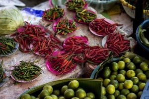 marché chili piment poivre citron vert