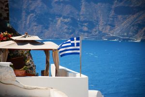 Santorin dans les Cyclades