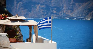 Santorin dans les Cyclades