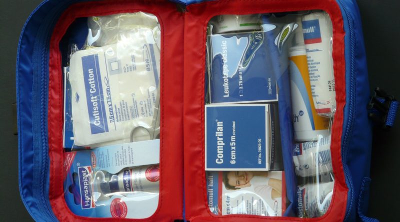 Trousse de premier secours - voyages