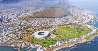 Cape Town - Vue aérienne de la ville