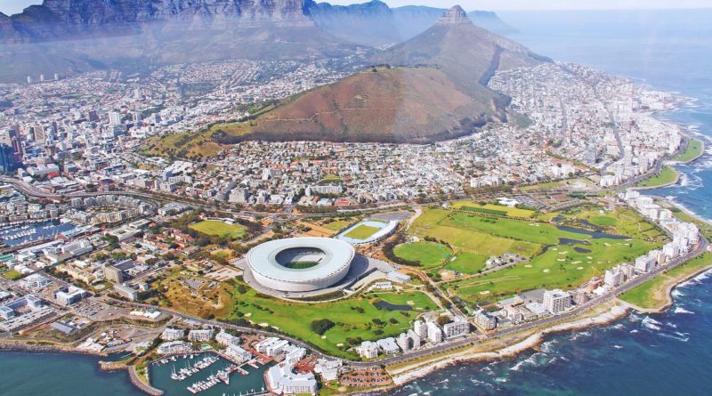 Cape Town - Vue aérienne de la ville