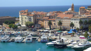 Ajaccio vieux port et citadelle