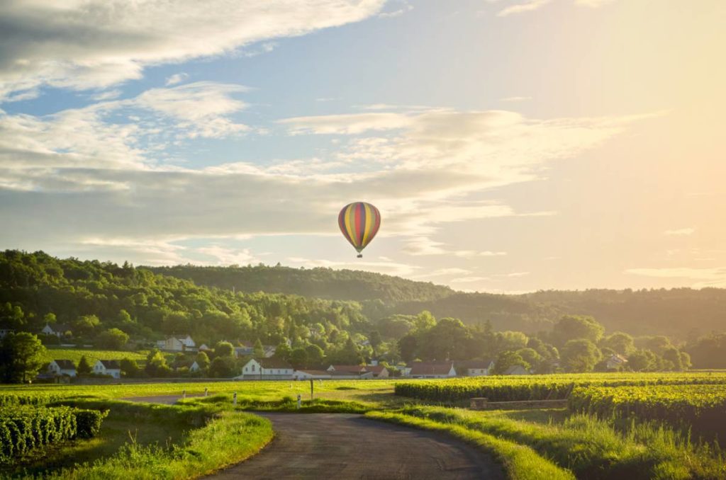 Vol en montgolfière