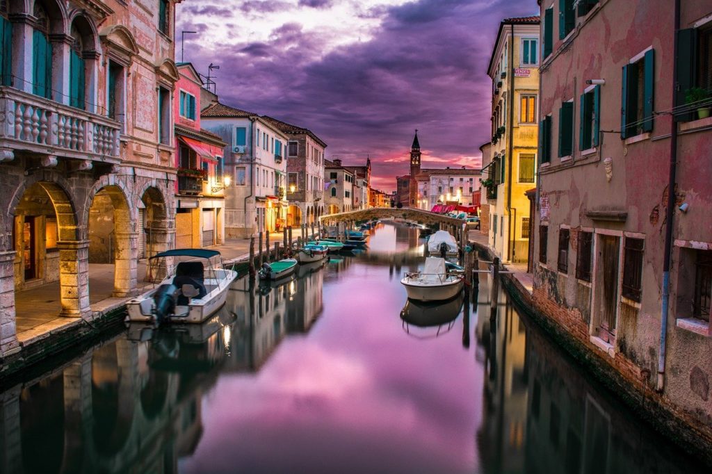 Venise en Italie pour les vacances de la Toussaint