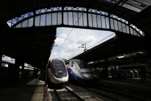 TGV Paris Lyon en gare