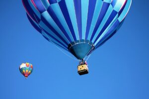 Vol initiation en montgolfière