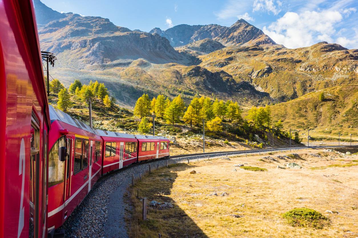 voyage en train paysage agence