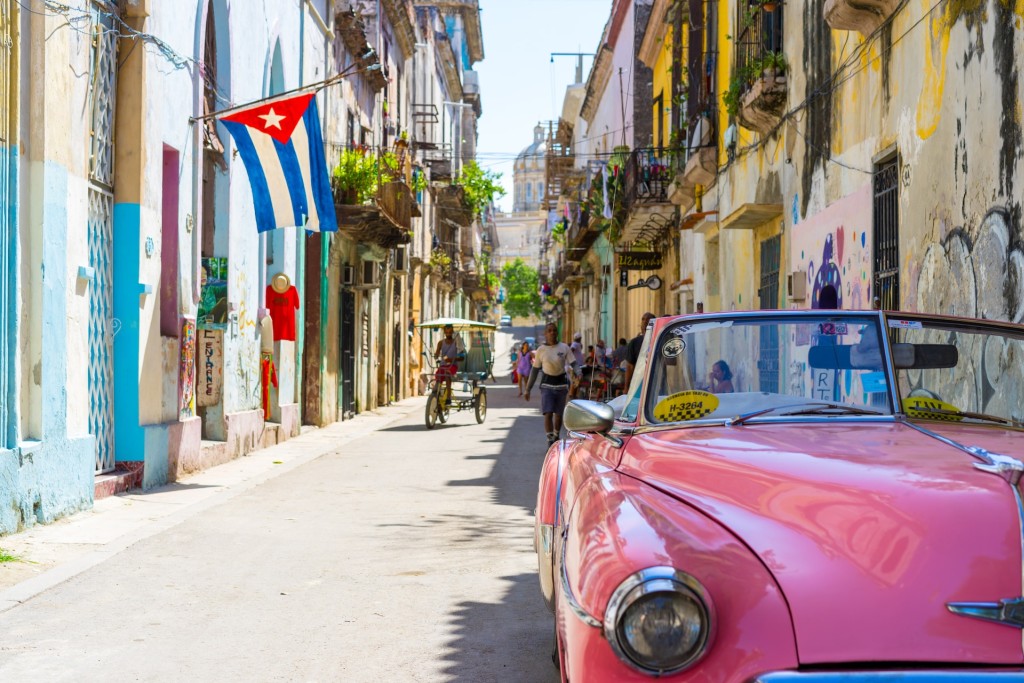 les rues de La Havane à Cuba