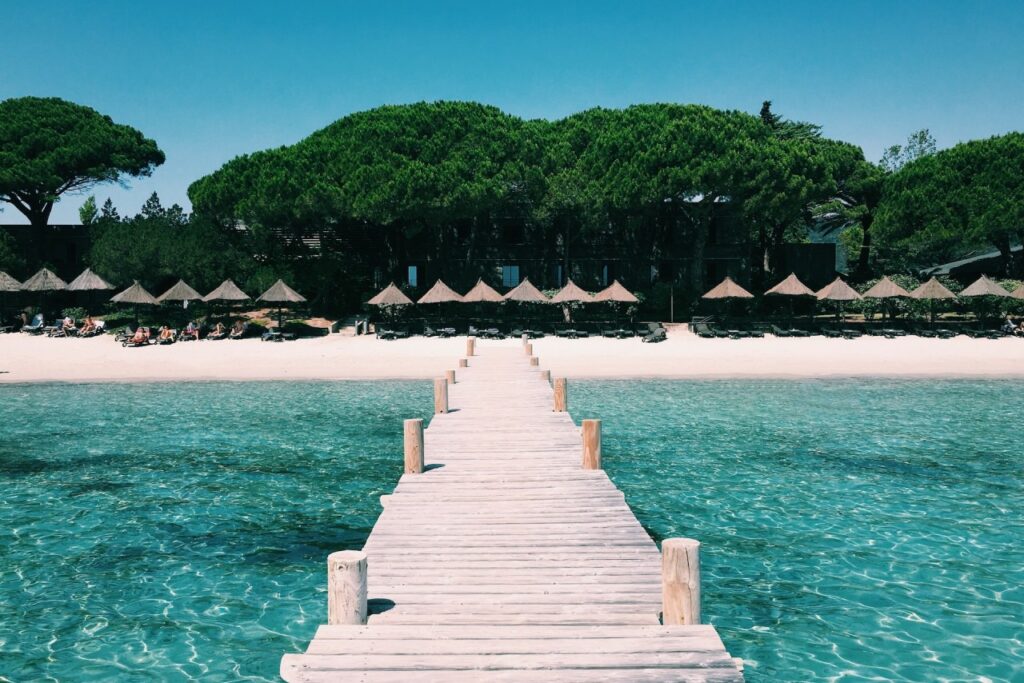 Le ponton de Santa Giulia à Porto Vecchio