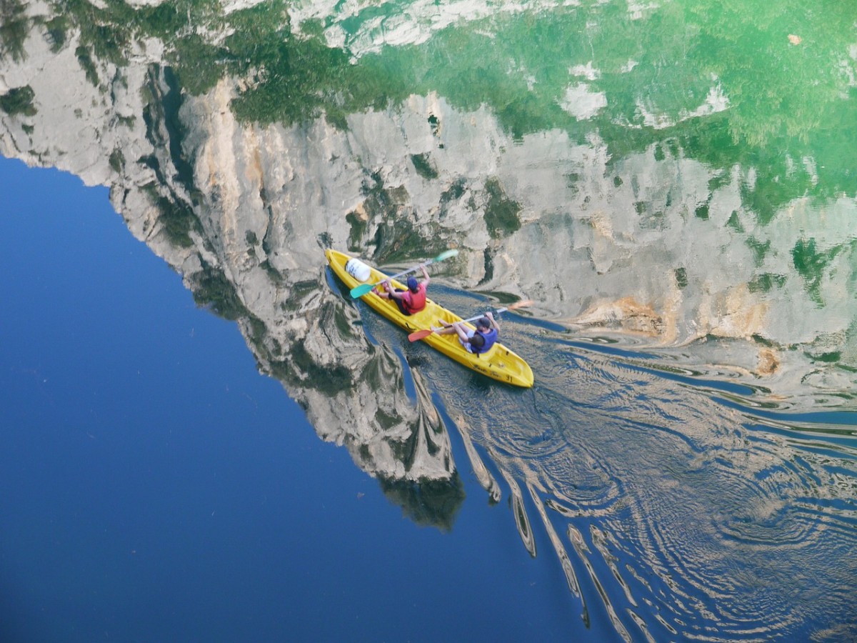 Kayak dans le Verdon