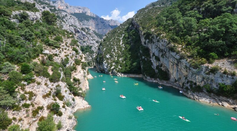 Les Gorges du Verdon en pédalo