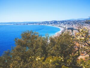 Ville de Nice et baie