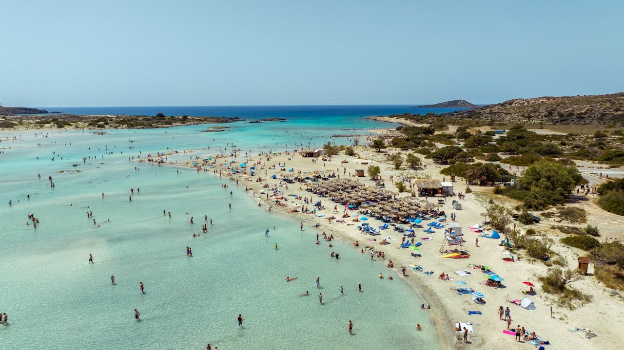 Plage de Kisamos en Crête