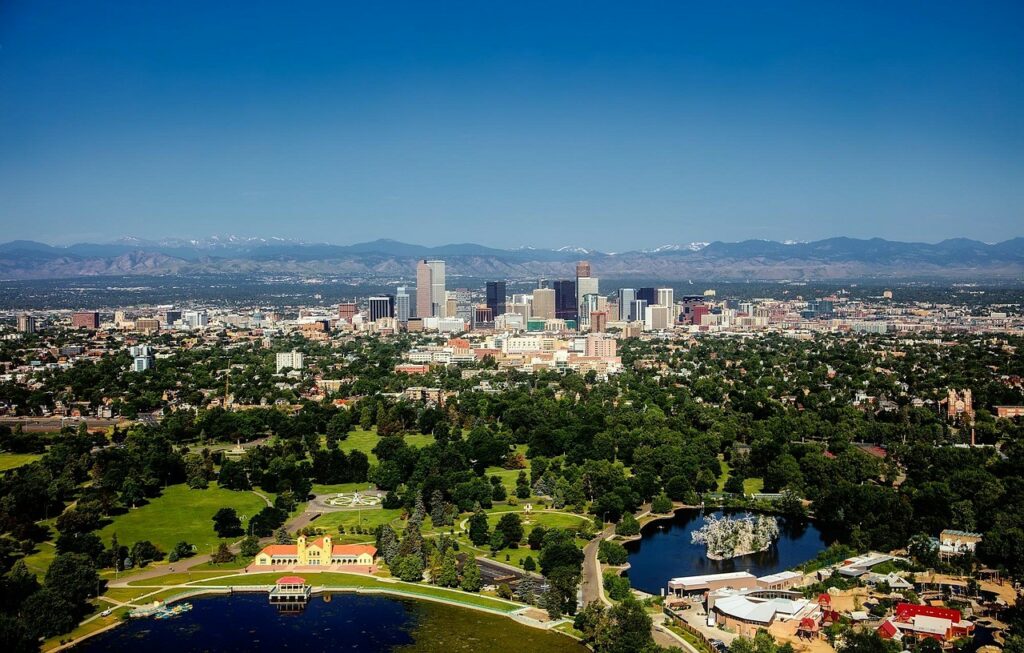 Les parcs verts de Denver et les rocheuses