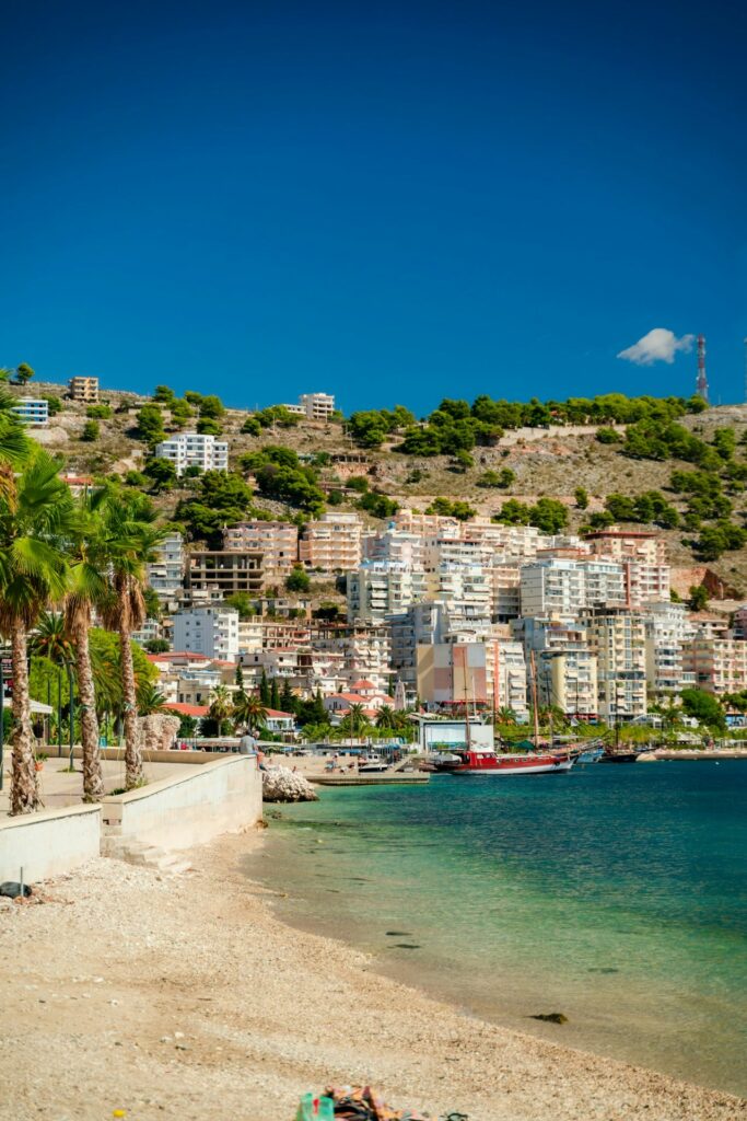 la plage de Saranda
