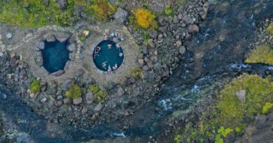 Bain chaud en Islande